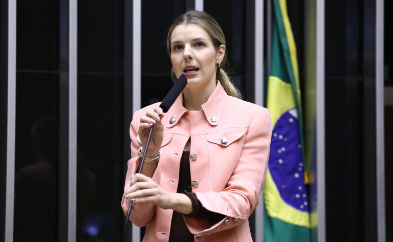 Deputada Luísa Canziani (PSD-PR) fala no Plenário da Câmara dos Deputados