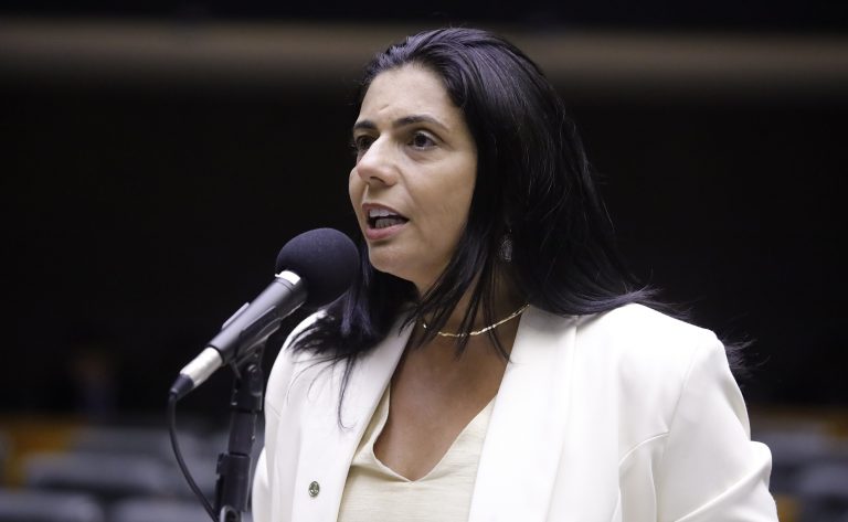 Deputada Delegada Ione (Avante-MG) fala no Plenário da Câmara dos Deputados