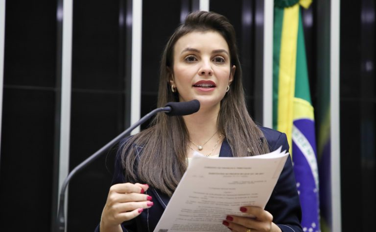 Deputada Marussa Boldrin (MDB-GO) no Plenário da Câmara dos Deputados