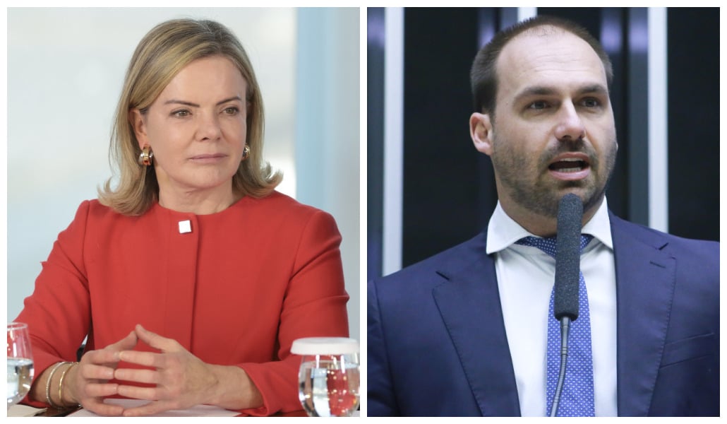 A reação de Gleisi após Eduardo mencionar possíveis sanções dos EUA a Motta e Alcolumbre – CartaCapital