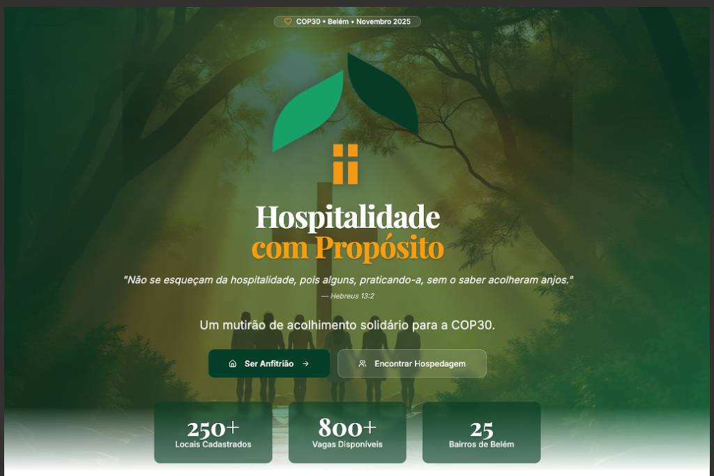 Hospedagem solidária de cristãos pode evitar vexame na COP30? - 01/09/2025 - Juliano Spyer