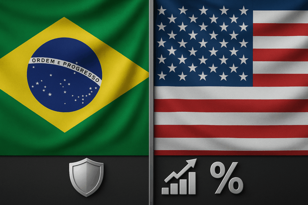 EUA superam o Brasil em segurança, trabalho e impostos