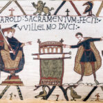 Pintura do século 11 mostra comportamento durante o feudalismo.