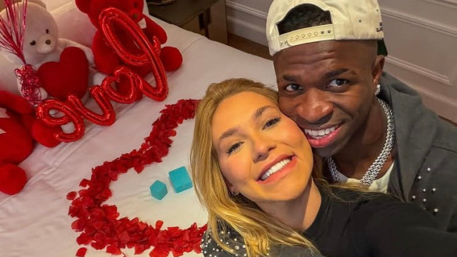 'Apaixonado por você', diz Vini Jr. a Virginia após rumores de crise