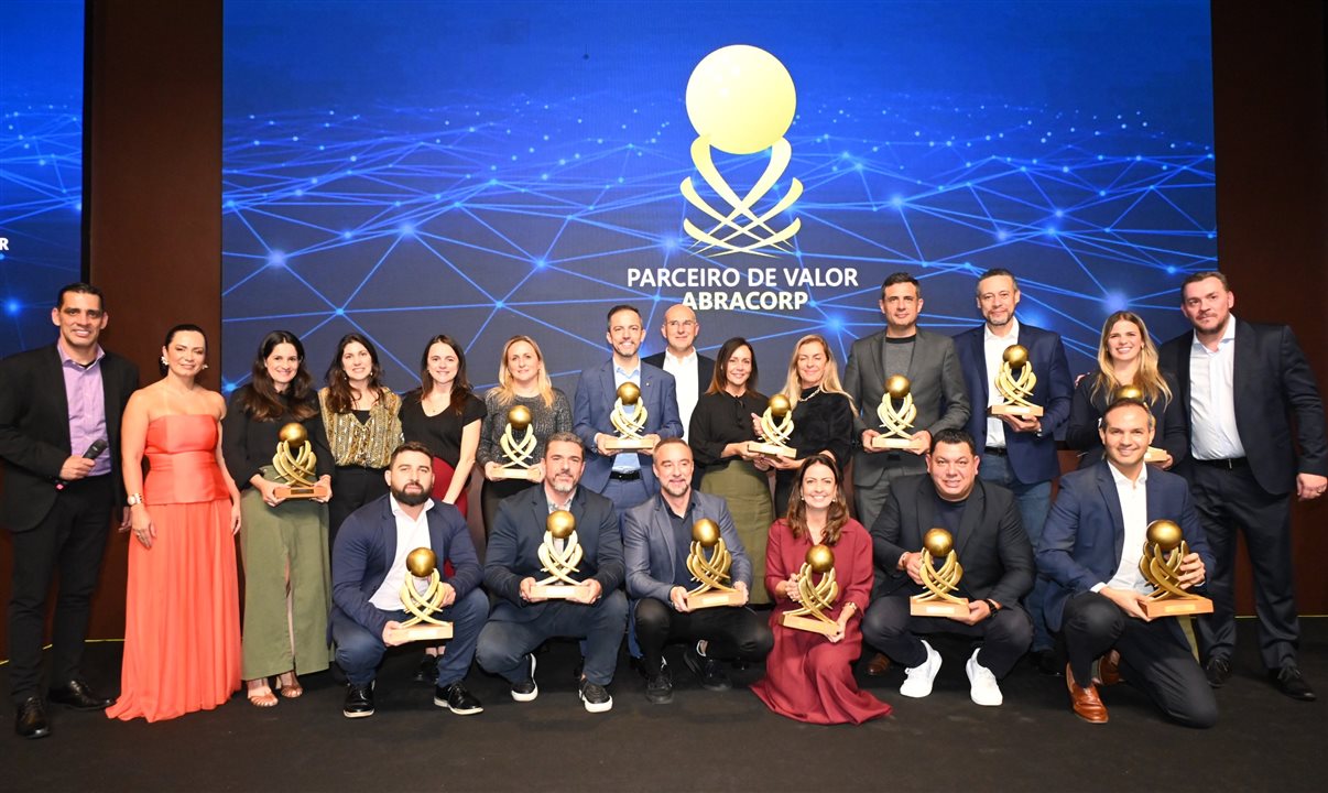 Todos os premiados da noite no Parceiro de Valor da Abracorp