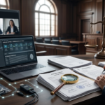 Auditoria judicial analisa documentos, provas digitais e cadeia de custódia para identificar possíveis falhas em processos judiciais.
