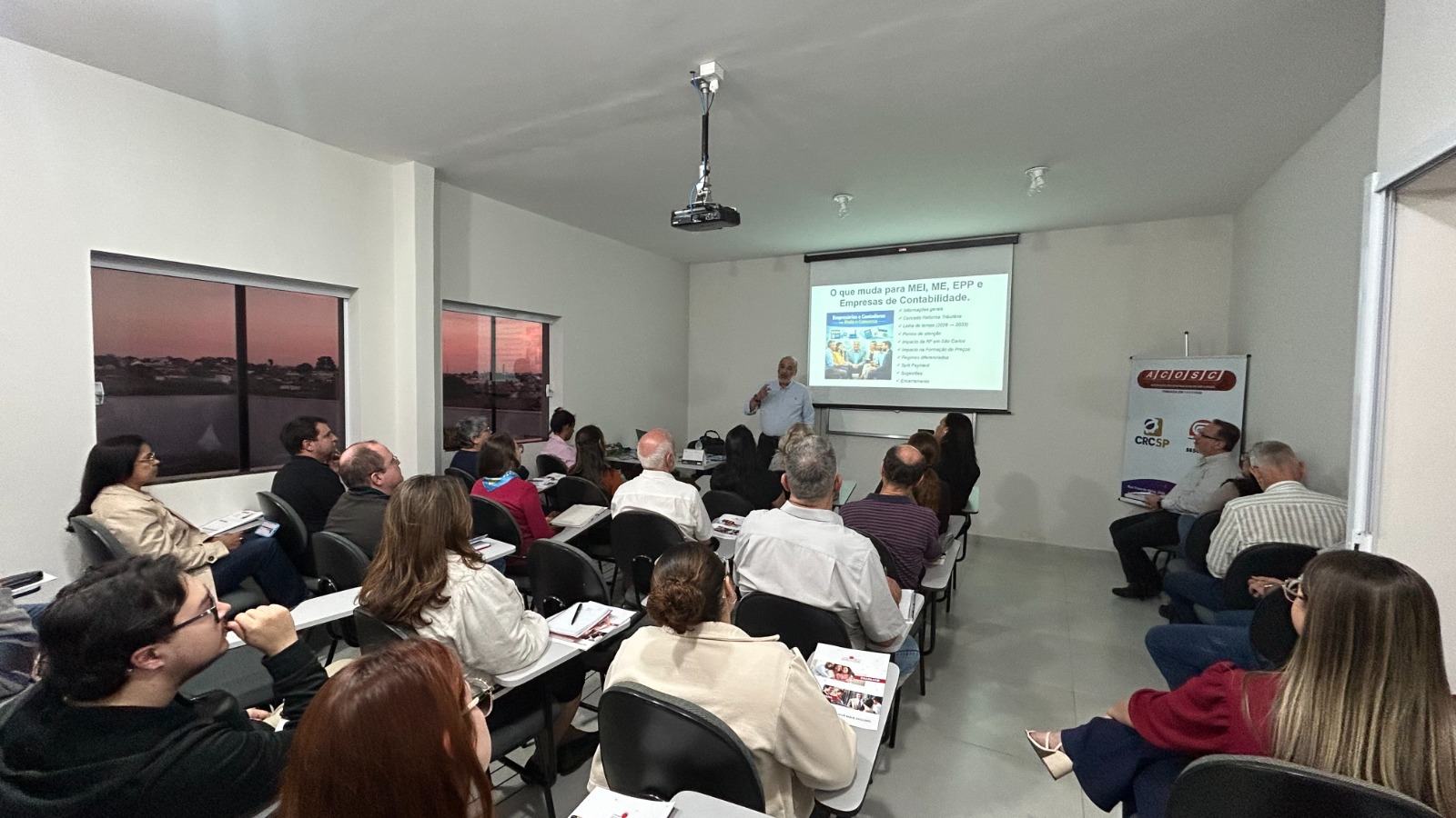 Casa cheia marca palestra do Sebrae-SP sobre Reforma Tributária em São Carlos | ASN São Paulo