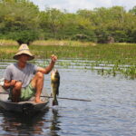 Agropecuária - geral - conservação preservação ambiental produção agrícola pesca pescador subsistência Incra reforma agrária peixes alimentação rural (reserva extrativista Renascer, Prainha-PA)