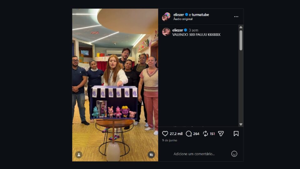 Reality de influenciadores Viih Tube e Eliezer com empregados gera investigação
