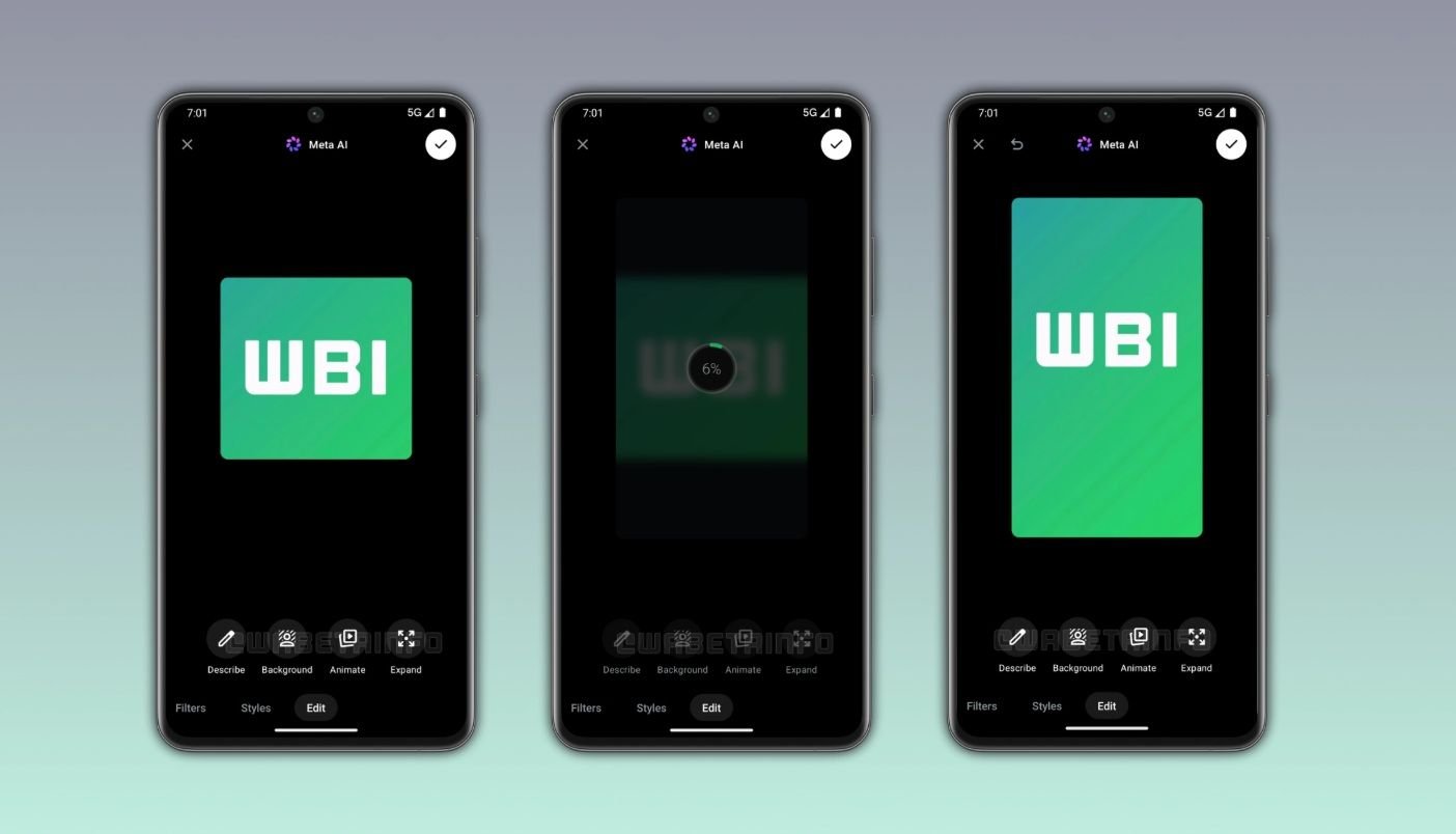 WhatsApp testa IA que edita e expande imagens enviadas no app