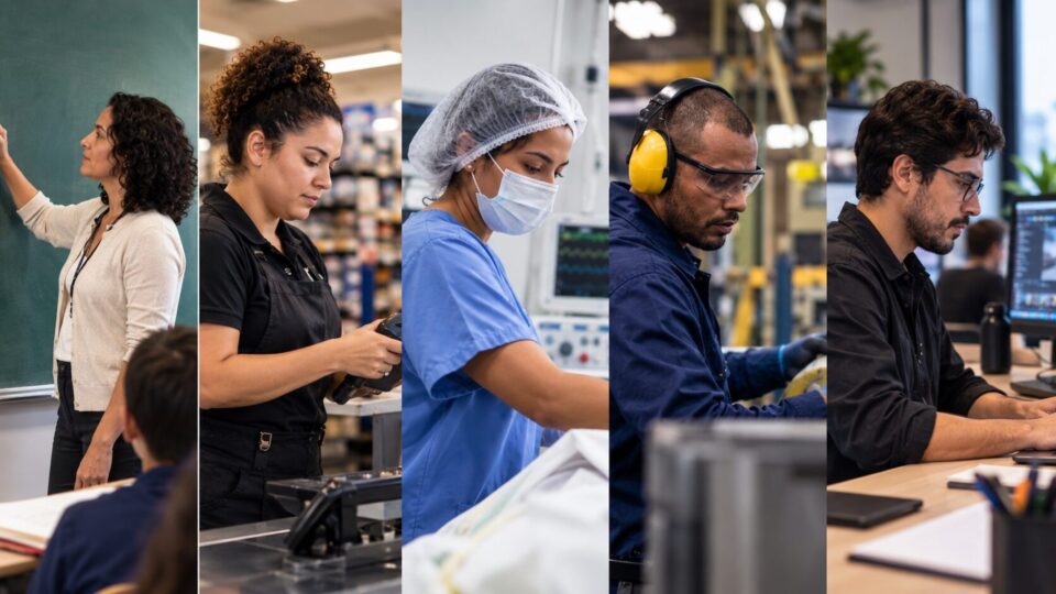Como a redução da jornada afeta as diferentes profissões