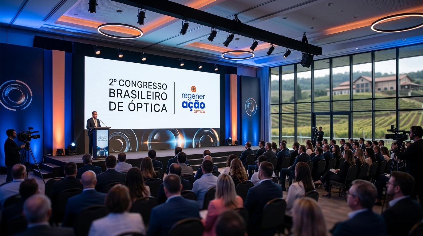 2º Congresso Brasileiro de Óptica reúne profissionais do setor em evento realizado em Bento Gonçalves, na Serra Gaúcha.